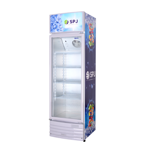 329 LITRES SINGLE DOOR SHOWCASE CHILLER WITH STICKER
