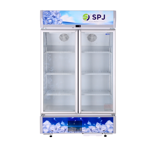 609 LITRES DOUBLE DOOR SHOWCASE CHILLER WITH STICKER